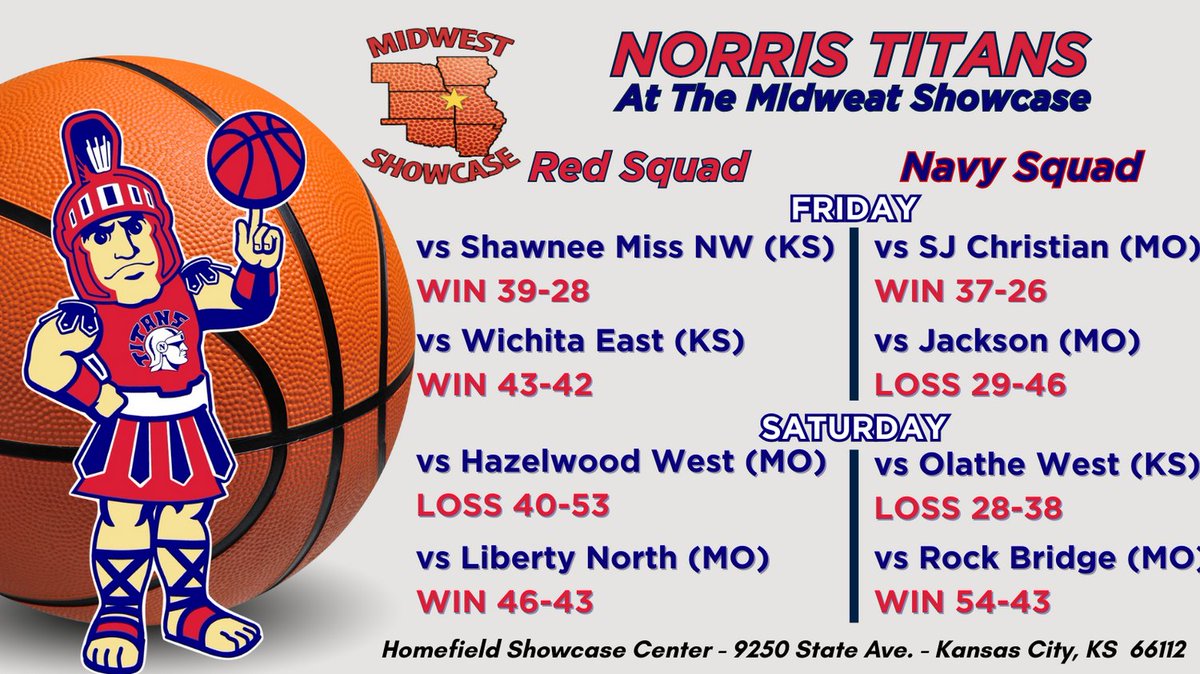 Norris Titan Girls Basketball (@norristitangbb) on Twitter photo Great weekend of basketball and bonding! Finished strong and got better! Thank you <a href="/MW_Showcase/">Midwest Showcase</a> for the opportunity!
#dbwhsh Great weekend of basketball and bonding! Finished strong and got better! Thank you <a href="/MW_Showcase/">Midwest Showcase</a> for the opportunity!
#dbwhsh