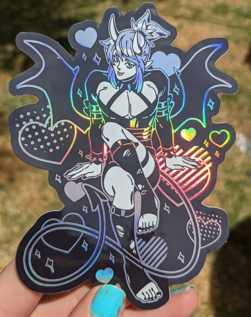 solthrys's tweet image. if you ever want to lure me into a trap put some holographic paper in there
