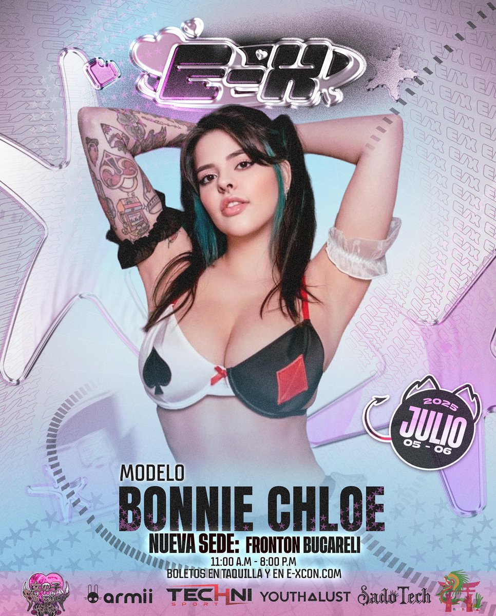 e-xcon.com/?fbclid=PAQ0xD…
Están todos invitados a la E-X Expo, yo voy estar ahí con muchas otras influencers esperándote días 5 y 6 de JULIO, yo estaré en el día 6 😘😘