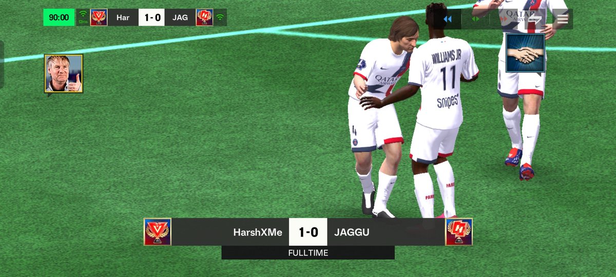 HarshMali314356's tweet photo. @dyno_events @11 Group A
Psg vs barca 
Me vs @JagjotSing96364 
Home 1-0 win for me
Away 1-0 win for me 
Psg wins https://t.co/mHyYbz3xat