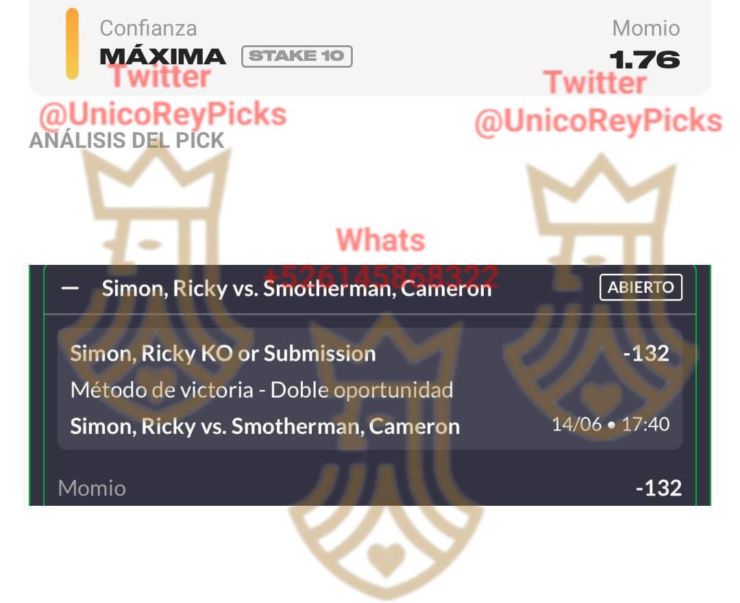 UnicoReyPicks's tweet photo. 👁️🗨️ ILUMINATI PICKS reveló 3 JUGADAS PREMIUM para UFC 🥋💥
Lectura precisa de peleas, valor en las líneas y visión de elite.
¡Vamos por el cobro esta noche en la jaula! 🧠💸
#IluminatiPicks #PicksUFC #PicksVIP https://t.co/8g1GeJdlwZ