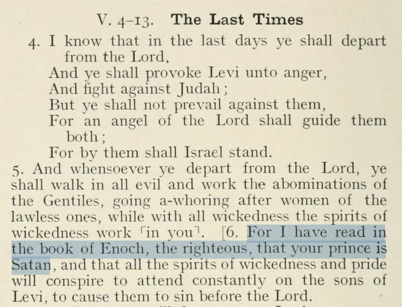 stanleynewbrick's tweet photo. 1. Pseudepigrapha from ≈100 BC mimicking Jacob's dying words to his 12 sons. The author feels confident enough to say that the prince of the Danites is Satan.

2. After the building of the Tabernacle, all tribes met around it, carrying their flags. While the Danites were supposed to sport a serpent, the flag-bearer instead chose an eagle, "the destoryer of serpents"

https://t.co/DuPmCiGNeh

https://t.co/Ll5ESDdJic