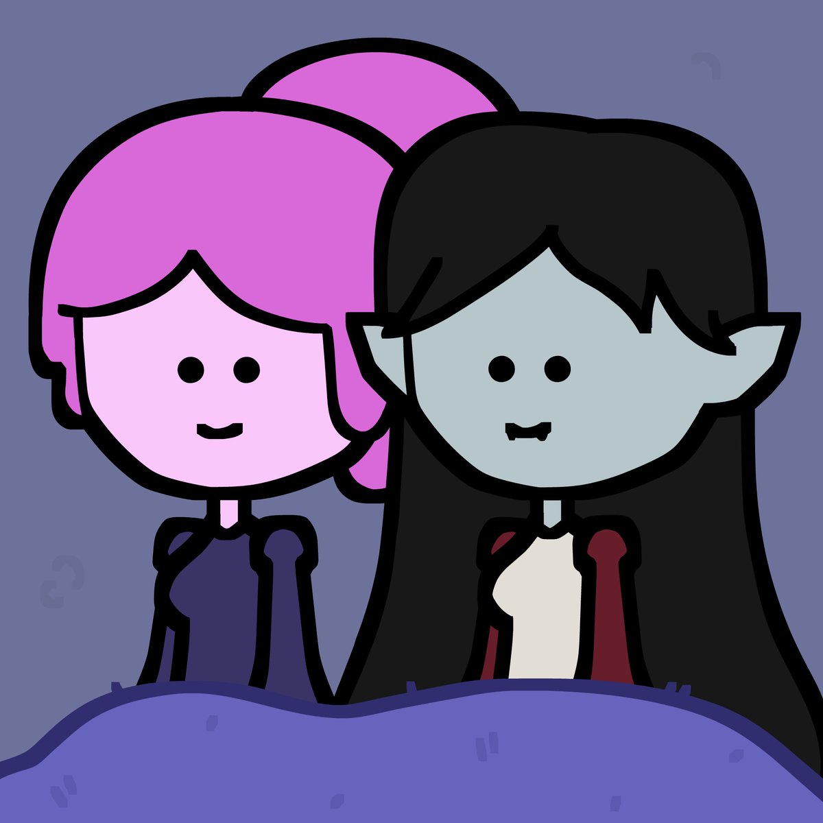 txffye's tweet photo. Princess Bubblegum and Marceline through the years🎀🦇 #adventuretime #adventuretimefanart #bubbline https://t.co/Cjh1BQGLW2