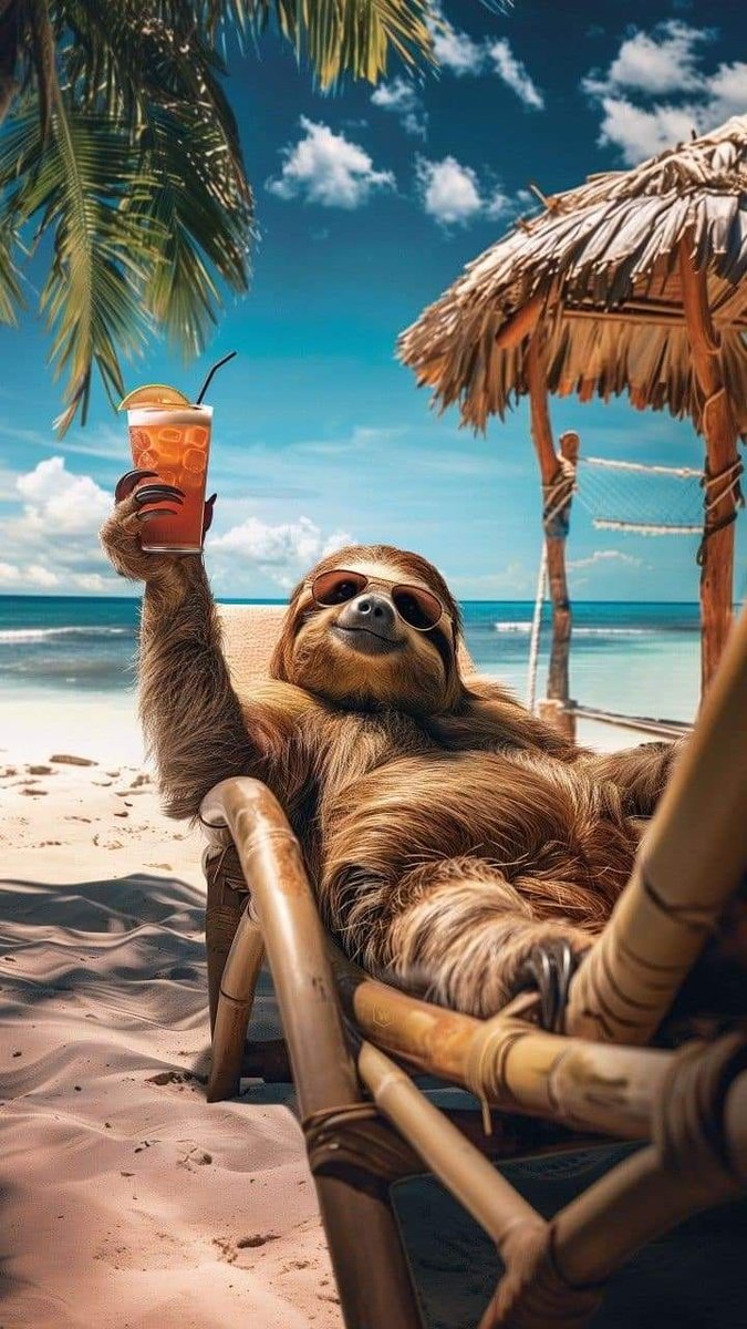 Slothurday vibes 😎🦥