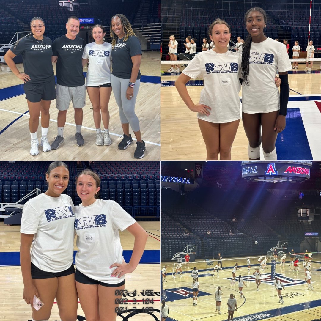 Thank you <a href="/ArizonaVBall/">Arizona Volleyball</a> for such a great experience. I absolutely loved being at camp!!
<a href="/CharitaJStubbs/">Charita J. Stubbs</a>