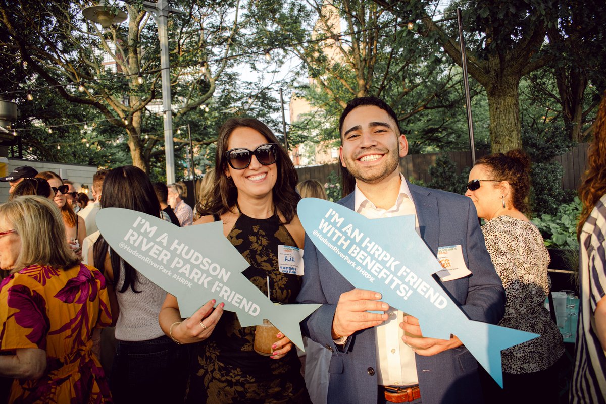 Last week, we hosted our annual Friends with Benefits membership party Drift In. Big thanks to all our members who make our Park possible with their support. Want to join in and make a difference for your favorite urban green space? Become a member: hudsonriverpark.org/membership