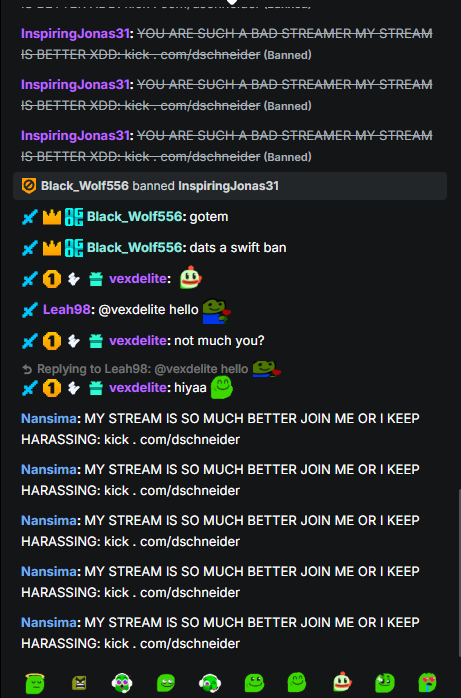 What is the deal with this? <a href="/StakeEddie/">Eddie</a> <a href="/Svntvmvriv/">Santamaria</a> I am live at the moment and been dealing with this the entire stream.