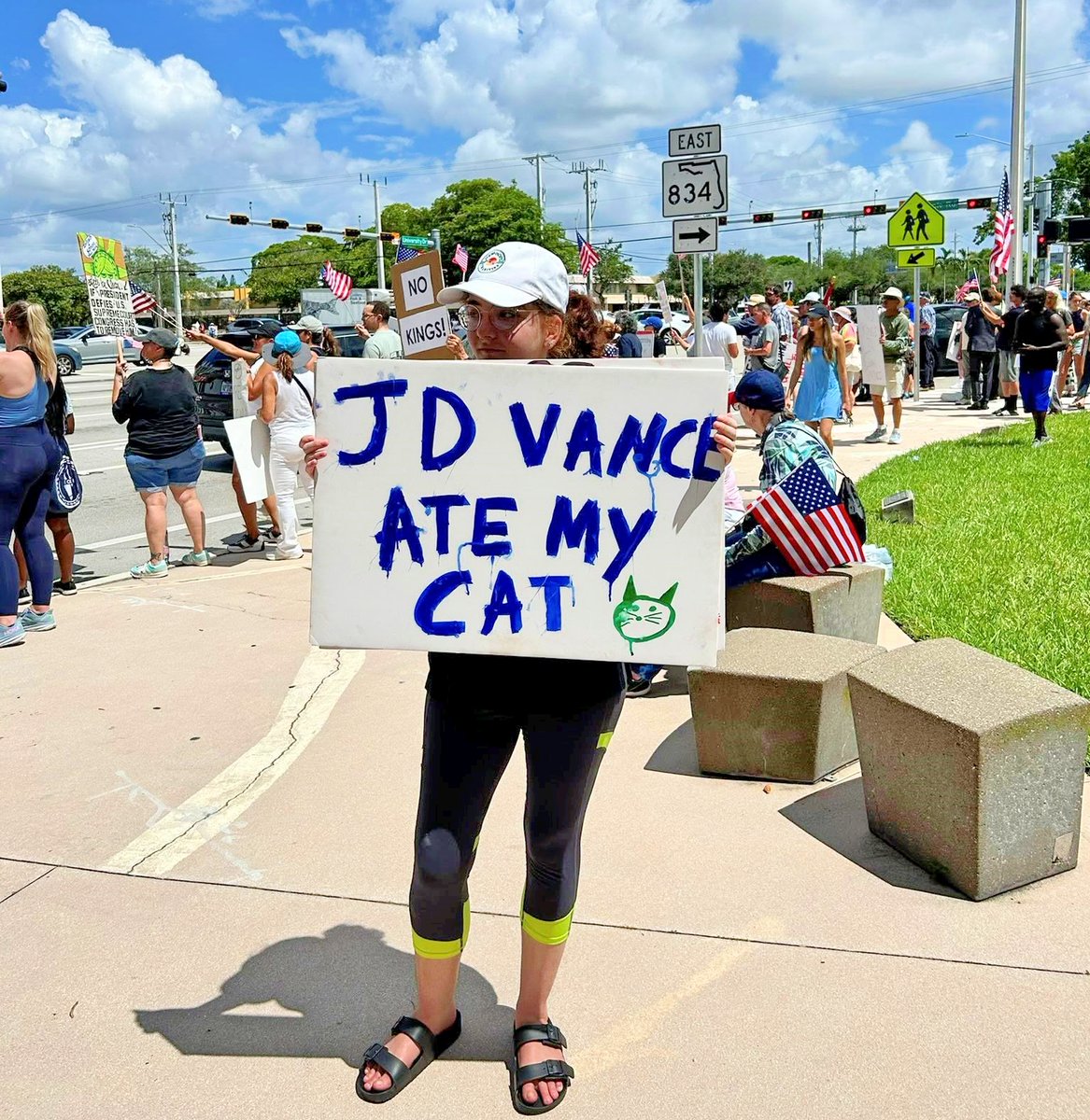 Coral Springs, Florida! 💙💙💙 #NoKingsDay