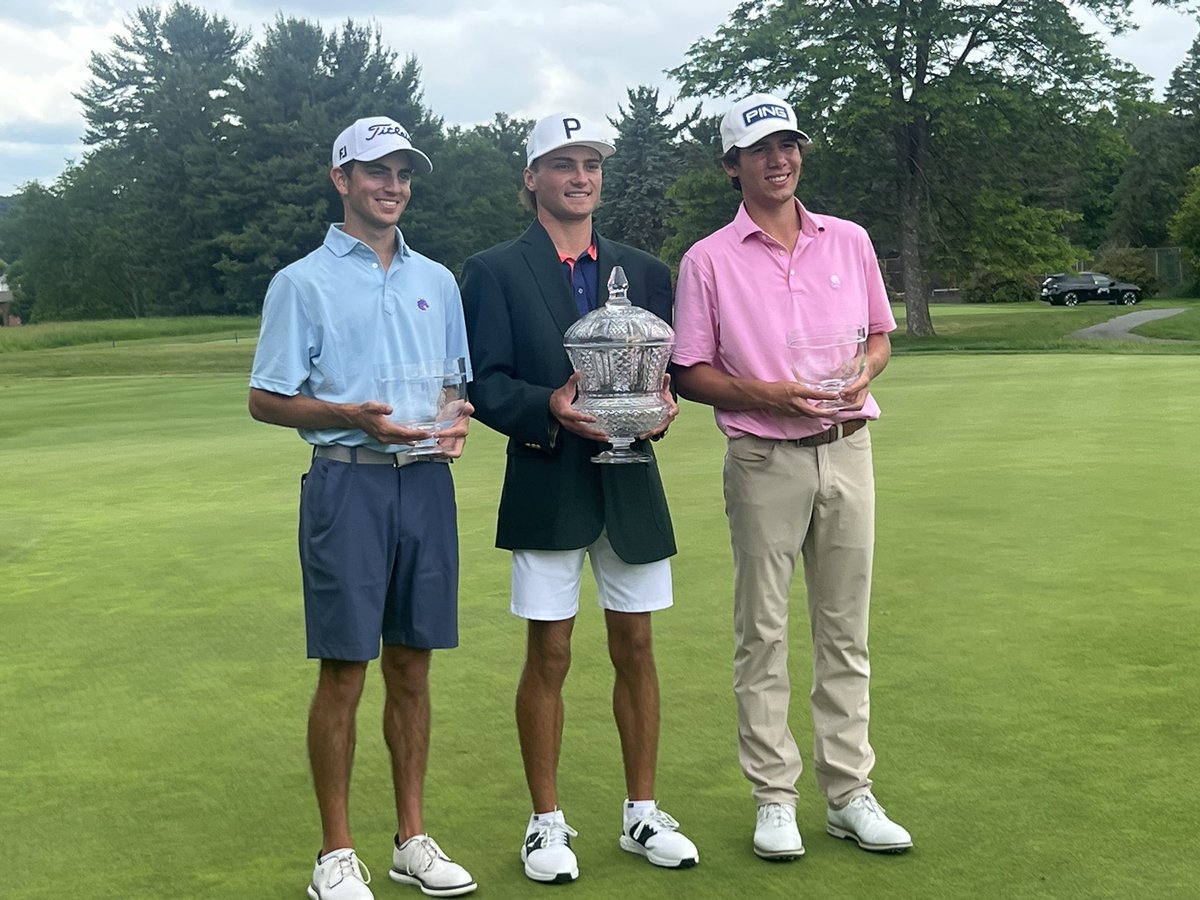 Bar Raiser! 

Second-place finish for Cole in the 84th Sunnehanna Amateur! He shot 265 and was 15-under for the tournament! 

Congrats, Cole!

📸: <a href="/CGN_Plus/">CGN</a>

#WhatsNext | #BleedBlue