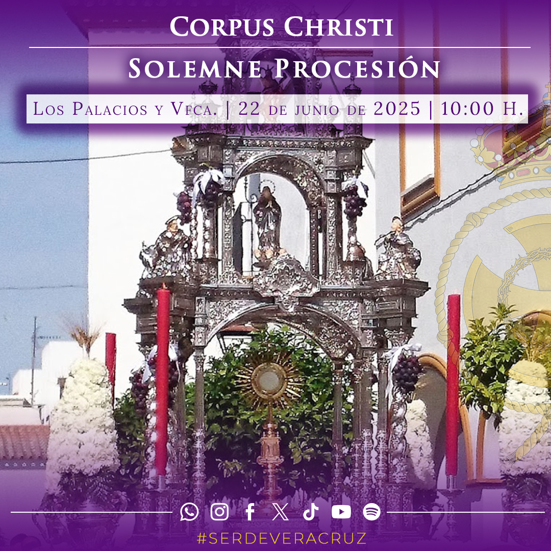 📌 Y para cerrar nuestra temporada... 

¡Hoy tocamos en el Corpus Christi de nuestra localidad!

Sobre las 10 H. aproximadamente iniciaremos la procesión abriendo el cortejo.

#SerDeVeraCruz 💜