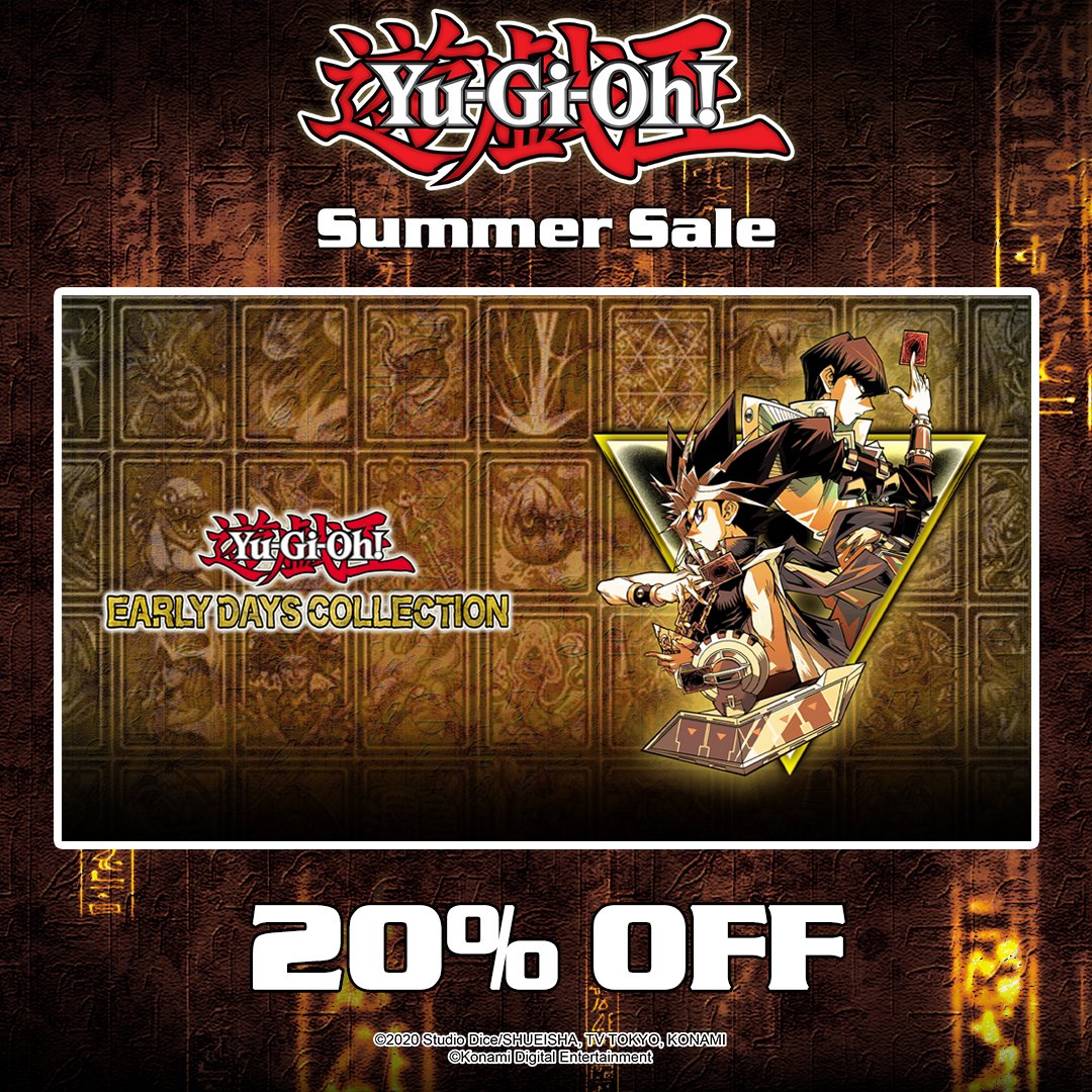 Time’s ticking! There’s ONE DAY LEFT before our Steam and Nintendo eShop sales end. Save on games like Yu-Gi-Oh! EARLY DAYS COLLECTION now!  

Steam: bit.ly/4dMWkwf
Nintendo eShop: bit.ly/3Plo3c1