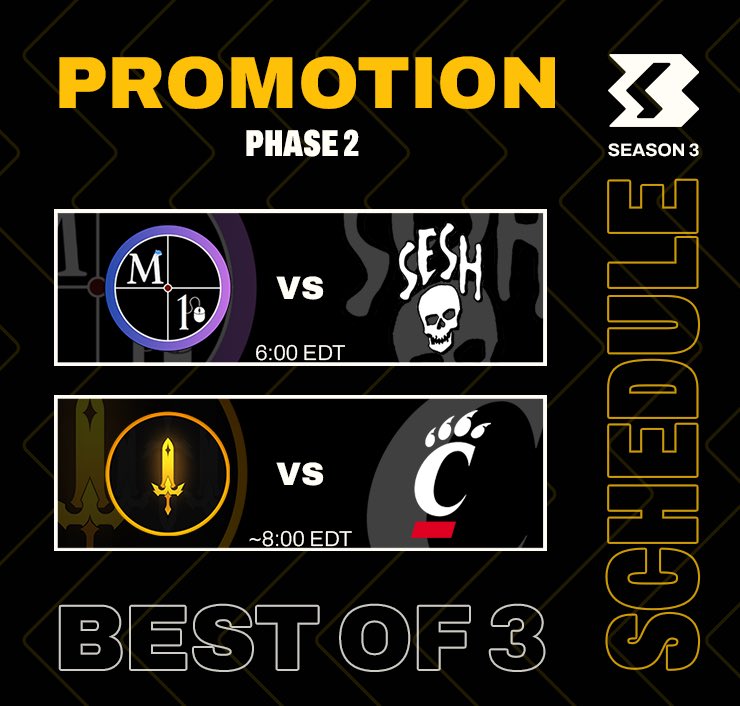 DAY 2 DAY 2 DAY 2!!!!!

Time to send some teams to Phase 3✅

#Mouse1 🆚 #TeamSESH
<a href="/InvEsports2024/">invict_Δ</a> 🆚 <a href="/UC_Rainbow6/">UC Rainbow Six Siege</a> 

⬇️⬇️stream link⬇️⬇️