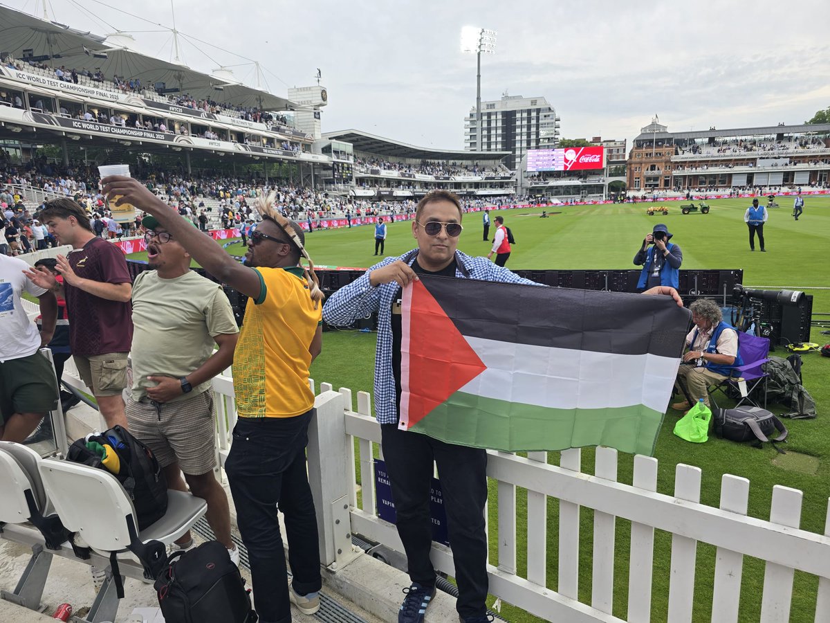 Our Lionheart @ Lord's on Saturday 🍉🇵🇸💪🏽

Free Palestine 🇵🇸🇵🇸🇵🇸

#FreePalestine