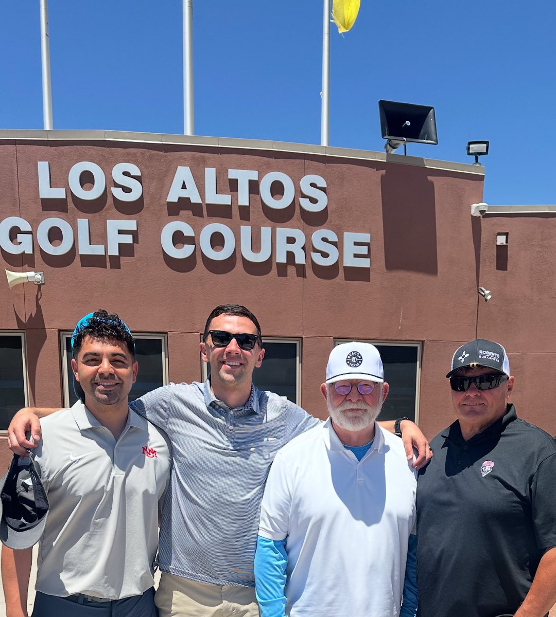 Los Altos Golf Course looks great for today’s fund raiser golf tournament!