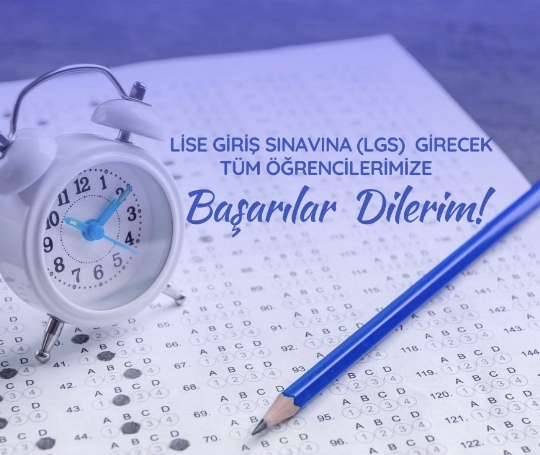 ibrahimtemiz06's tweet photo. #LGS2025 
📚 Büyük emekler, uykusuz geceler ve bitmeyen çalışmaların karşılığını alma zamanı ⏳⏰️
LGS’ye girecek tüm öğrencilere gönülden başarılar diliyorum! 💪
Hayat Bir Sınav⏰️📝✏️🗂📐📏🖇📎📌📍📋📚📒 https://t.co/0F9xVAlDyJ