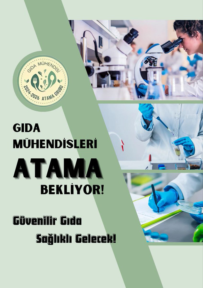 gıdacımuhendıs (@foodandeng) on Twitter photo 🍎 GIDA GÜVENLİĞİ için GIDA MÜHENDİSLERİMİZE değer verelim, istihdamlarını artıralım.
🍊 "GIDA GÜVENLİĞİ, milli güvenlik meselesidir."
<a href="/TCTarim/">T.C. Tarım ve Orman Bakanlığı</a> <a href="/HMBakanligi/">T.C. Hazine ve Maliye Bakanlığı</a> <a href="/ibrahimyumakli/">İbrahim Yumaklı</a> <a href="/ahmtbgc/">Dr. Ahmet Bağcı</a> <a href="/Seyfullahaslntk/">Seyfullah Arslantürk</a> <a href="/aydinagaoglu/">Aydın Ağaoğlu (DM KAPALI)</a> <a href="/onur_akbulut/">ktipiyoz</a> <a href="/isatahtagida/">İsa Tahta</a> #GıdaMühendisleriatamabekliyor 🍎 GIDA GÜVENLİĞİ için GIDA MÜHENDİSLERİMİZE değer verelim, istihdamlarını artıralım.
🍊 "GIDA GÜVENLİĞİ, milli güvenlik meselesidir."
<a href="/TCTarim/">T.C. Tarım ve Orman Bakanlığı</a> <a href="/HMBakanligi/">T.C. Hazine ve Maliye Bakanlığı</a> <a href="/ibrahimyumakli/">İbrahim Yumaklı</a> <a href="/ahmtbgc/">Dr. Ahmet Bağcı</a> <a href="/Seyfullahaslntk/">Seyfullah Arslantürk</a> <a href="/aydinagaoglu/">Aydın Ağaoğlu (DM KAPALI)</a> <a href="/onur_akbulut/">ktipiyoz</a> <a href="/isatahtagida/">İsa Tahta</a> #GıdaMühendisleriatamabekliyor