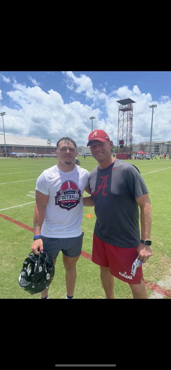 Cjbrown9911's tweet image. Had a great day at @AlabamaFTBL competing with the top prospects 
Great talking to @KalenDeBoer @CoachMorrell3 put in good work with @crob45 
@HallTechSports1 @CoachL__ @UnLockYourGame @DexPreps @CoachTCam @CoachDoss25 @corner_jackets