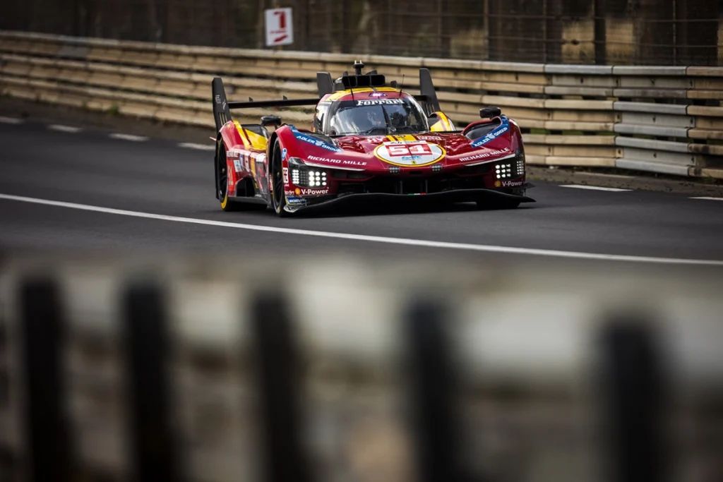 Ferrari leads the charge into the night at Le Mans.

Follow us for your Endurance Sports Car coverage.
After six hours, the 499Ps have locked out the top three as the Italian marque takes control of the world’s greatest endurance race.

Read More Here ➡️ endurancesportscar.net/le-mans/ferrar…