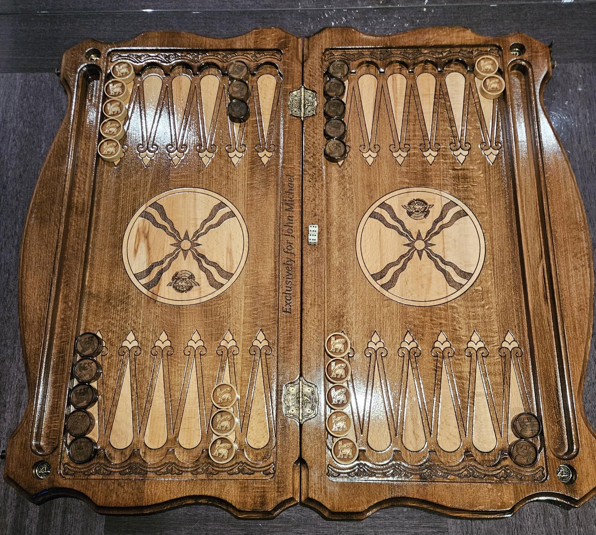 Any one for a game of backgammon (Tawli)?