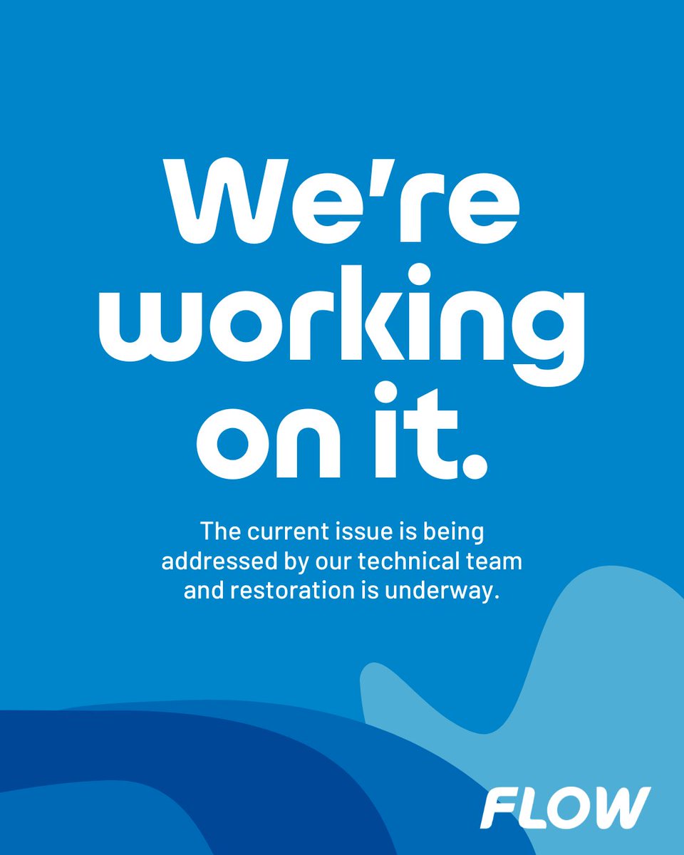 We are aware that some customers may be experiencing issues with mobile top up and plan activations and TV services. 

Our technical team is actively working to resolve the problem &amp; restore full functionality as quickly as possible.

We apologize for the inconvenience.