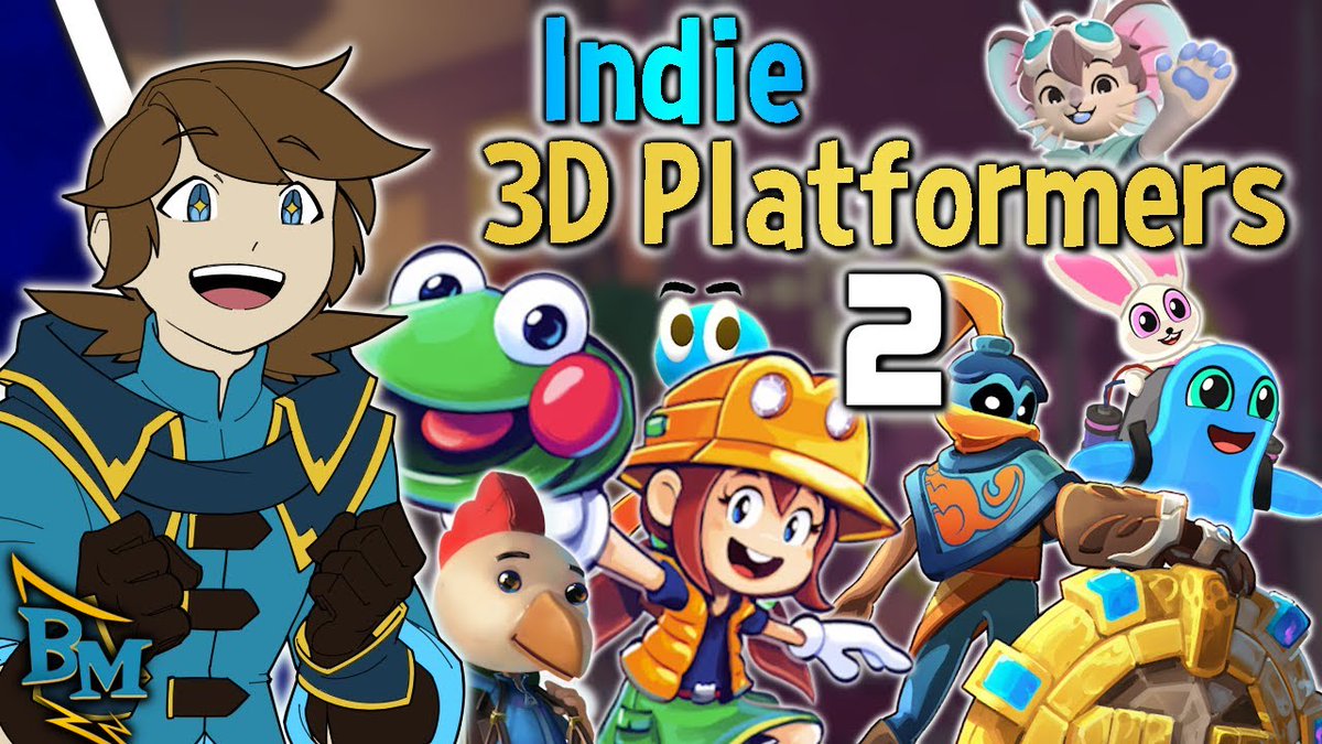 The delightful BenjaMage (he's back!) just put up a new Indie 3D Platformer showcase, and some familiar faces make an appearance!!

We may be biased, but this whole video is fantastic and serves as a great resource for folks looking for all sorts of new &amp; upcoming 3D platformers!