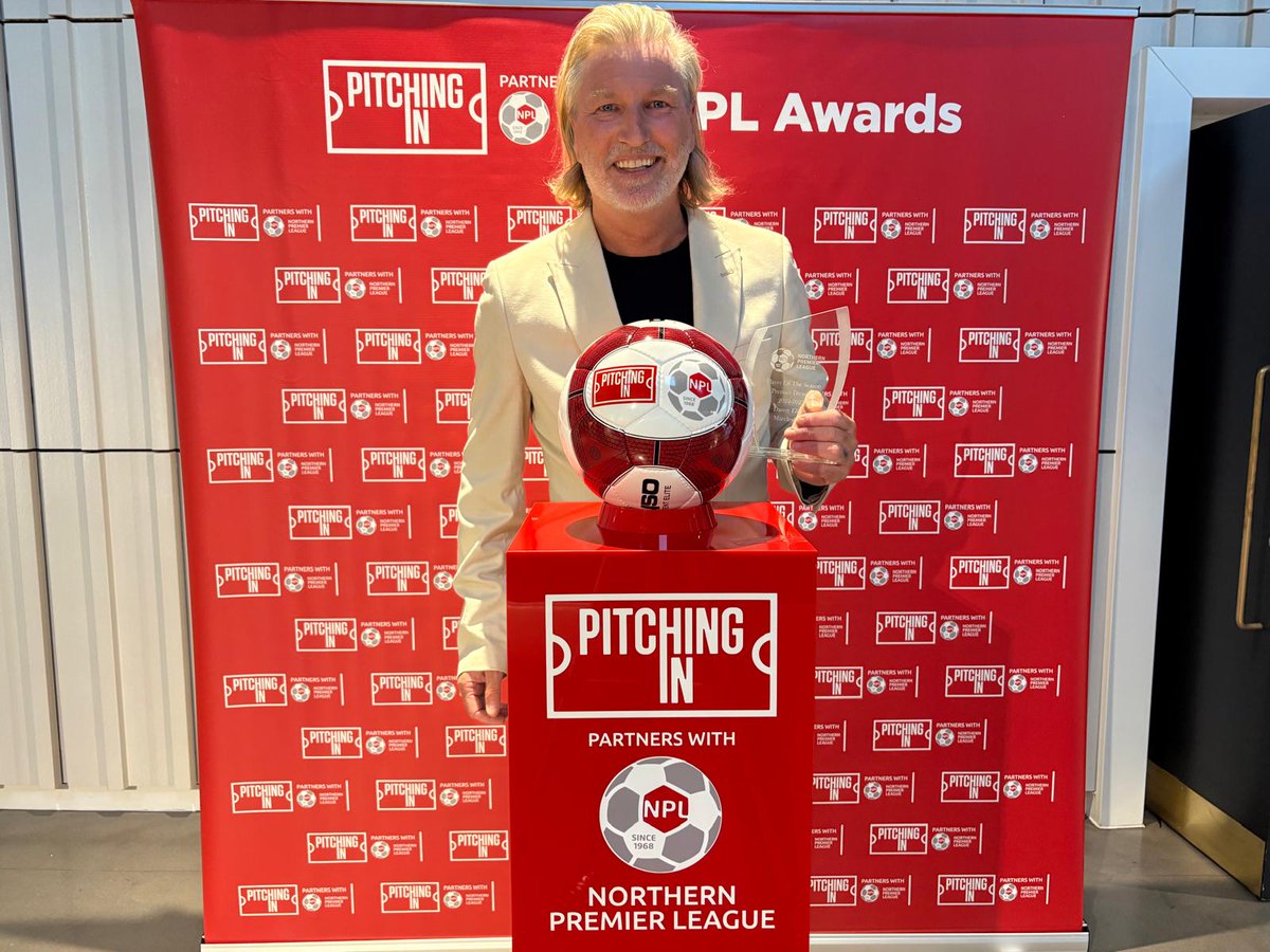 The Pitching In Northern Premier League (@northernpremlge) on Twitter photo Danny was unable to attend this evening, so the Trophy was collected by <a href="/RobbieSavage8/">Robbie Savage</a> on his behalf
#NPLAWARDS25
<a href="/PitchingIn_/">Pitching In</a> Danny was unable to attend this evening, so the Trophy was collected by <a href="/RobbieSavage8/">Robbie Savage</a> on his behalf
#NPLAWARDS25
<a href="/PitchingIn_/">Pitching In</a>