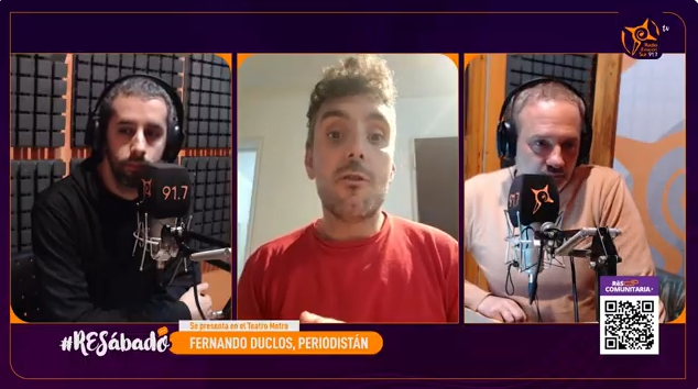 Linda charla con <a href="/periodistan_/">Periodistán</a> en el #RESabado de <a href="/EstacionSur917/">Radio Estación Sur</a> de cara a su presentación hoy en #LaPLata siempre recomendado !

youtu.be/kHis5HPT7ww