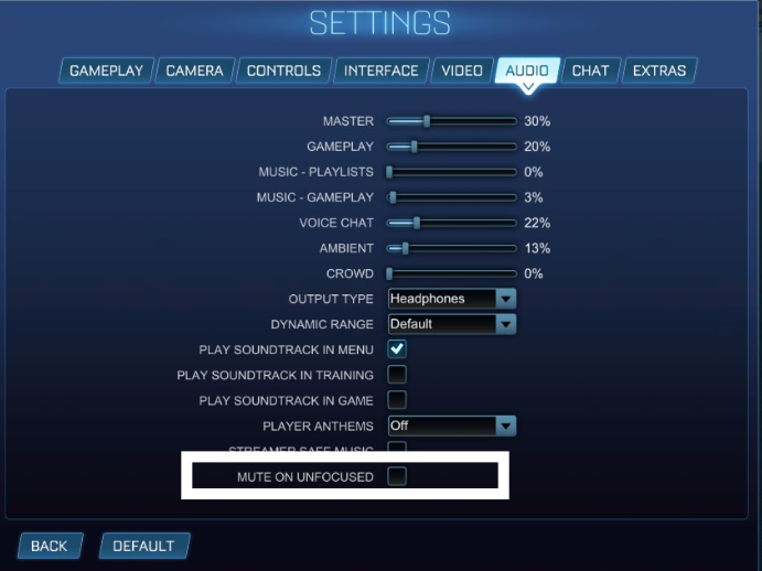 if you like to tab out when you queue, uncheck this box so you can hear when you get into game. Cheers 🍻