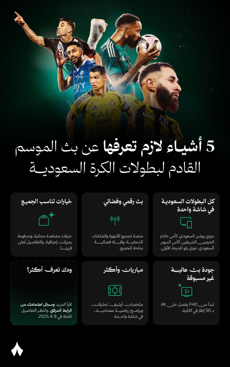 هذا كل شيء تحتاج تعرفه عن بث البطولات السعودية في موسم 2025-2026.
سجل لتصلك التحديثات أولًا بأول:
more.thmanyah.com