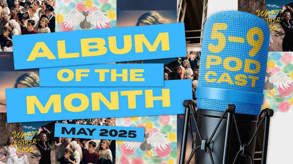 5-9 (@5to9blog) on Twitter photo 🎙️ The spotlight was on new albums by <a href="/TheAmazons/">The Amazons</a>, <a href="/Blondshe11/">Blondshell</a>, <a href="/estherrose/">esther rose</a>, Mei Semones and M(h)aol for May's Album of the Month podcast. See what our trusty trio made of them here: youtube.com/watch?v=poJNXf…
#AlbumoftheMonth #MusicPodcast 🎙️ The spotlight was on new albums by <a href="/TheAmazons/">The Amazons</a>, <a href="/Blondshe11/">Blondshell</a>, <a href="/estherrose/">esther rose</a>, Mei Semones and M(h)aol for May's Album of the Month podcast. See what our trusty trio made of them here: youtube.com/watch?v=poJNXf…
#AlbumoftheMonth #MusicPodcast