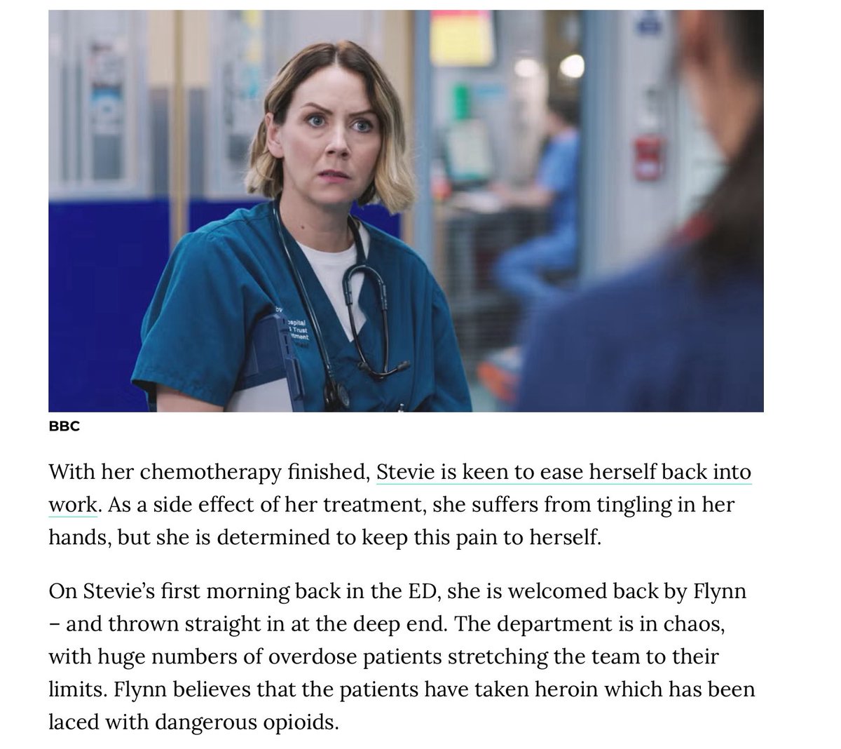 STEVIE BACK AT WORK BUT IM SCARED FOR HER