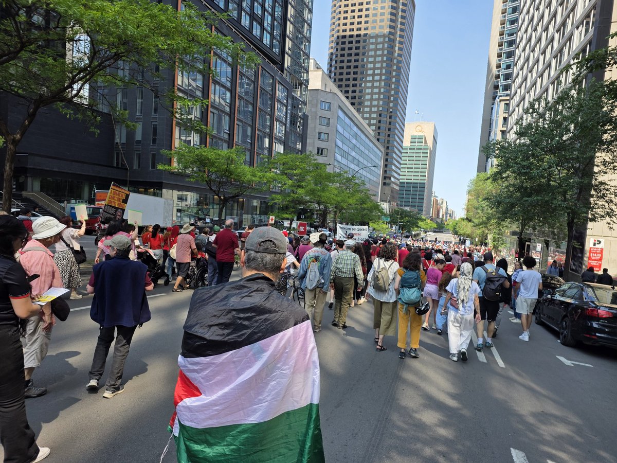 March for Gaza. #Montreal