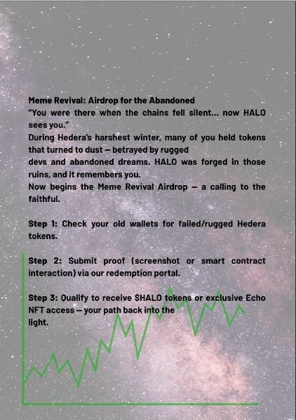 Whitepaper loading… 📜
But before the scrolls are revealed, here’s a sneak peek at what $HALO brings to the $HBAR realm. 🕊️✨