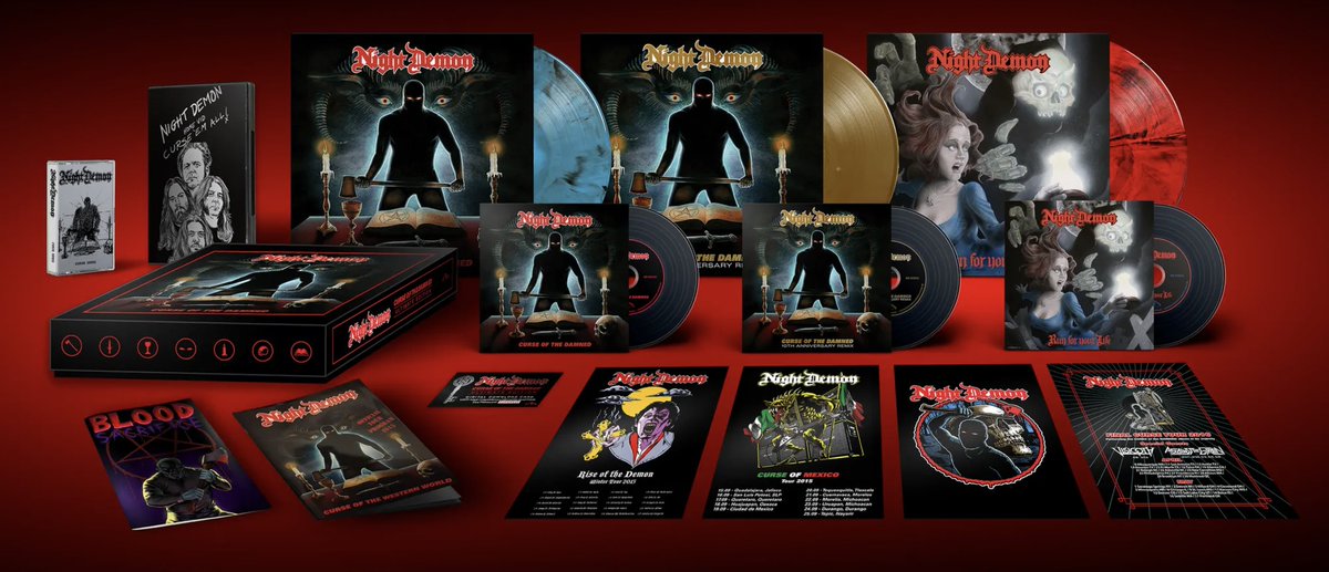 NIGHT DEMON (Kings of the NWOTHM/Heavy Metal - USA 🇺🇸) - Will release "Curse of the Damned" Ultimate Box Set and Action Figure #NightDemon #nwothm #heavymetal
wp.me/p9NC0l-lLF
