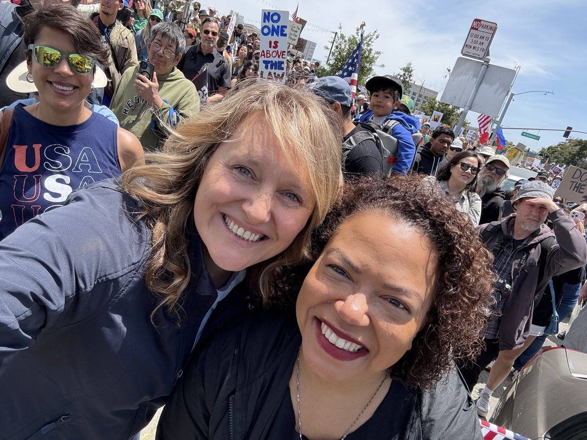 BuffyWicks's tweet image. From Wilma Chan Park and the streets of Oakland to peaceful protests nationwide, our message is clear: power belongs to the people. We reject authoritarianism — because in this country, there are no kings.