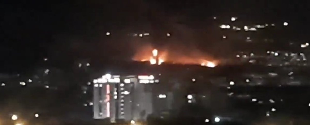 Big explosion over Tehran