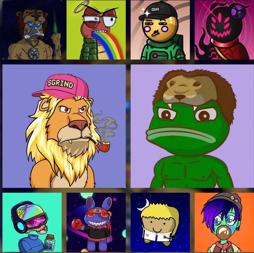 Addo 🦁 (@addo85) on Twitter photo DO YOU GRIND??
Lets explain real quick!
Buy a frog of <a href="/ThePlagueNFT/">The Plague Of Frogs 🐸</a> stake get $frg and bunch of $Grind
<a href="/chompies_nft/">Chompies🦷✳️</a> give some more $frg what next $Grind??
My bunch of <a href="/GhostLabNFT/">Ghost Lab 👻</a> ghost make $plasma $wool $Stars
Then for real $stars grind you need <a href="/SpaceRidersXYZ/">Space Riders</a> and WoW.
U DO YOU GRIND??
Lets explain real quick!
Buy a frog of <a href="/ThePlagueNFT/">The Plague Of Frogs 🐸</a> stake get $frg and bunch of $Grind
<a href="/chompies_nft/">Chompies🦷✳️</a> give some more $frg what next $Grind??
My bunch of <a href="/GhostLabNFT/">Ghost Lab 👻</a> ghost make $plasma $wool $Stars
Then for real $stars grind you need <a href="/SpaceRidersXYZ/">Space Riders</a> and WoW.
U