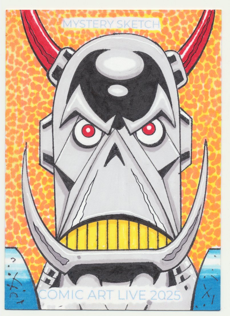 Puck_Thief's tweet image. Death's Head I sketch card.
#art #sketchcard #marvelcomics #marveluk