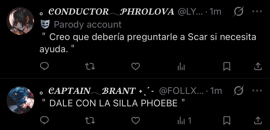 thlambaph's tweet image. / Bran y Phrolova viendo cómo dos personas se quedan ciegos: ._.