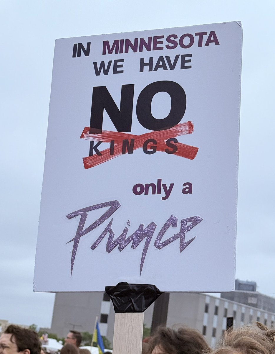 Damn straight! #NoKingsDay #Prince #WeMarch 💜
