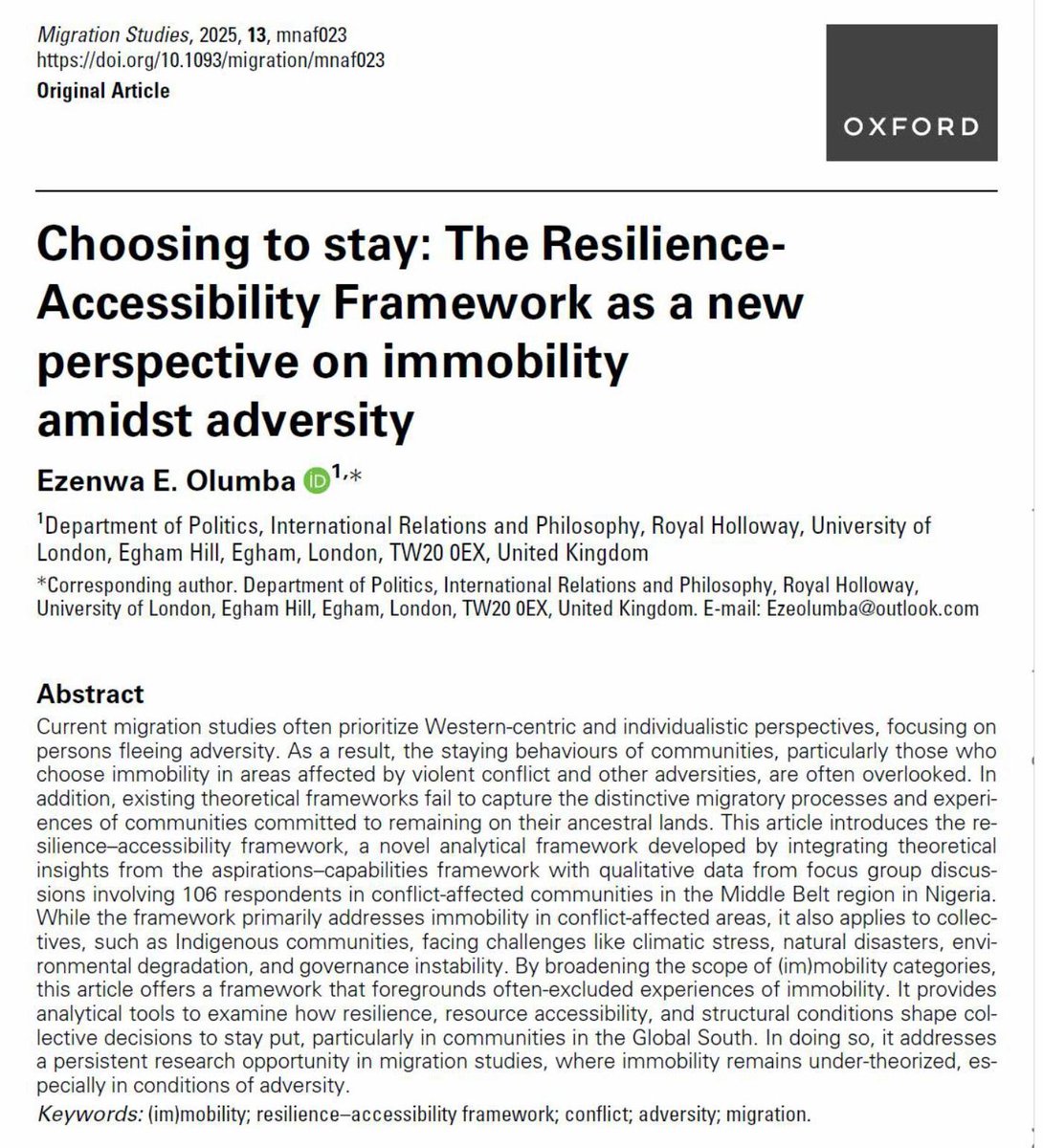 Ezenwa Olumba, PhD tweet media