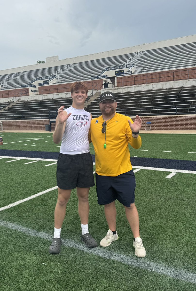 BrodyFisher_26's tweet photo. Had a great time at the UCO camp today! Ran a 4.55. Thanks for the invite! @Coach_Swanson1 @Coach_Harwell @Coach_TPearson @AdamDorrel https://t.co/urXBtPcdHc