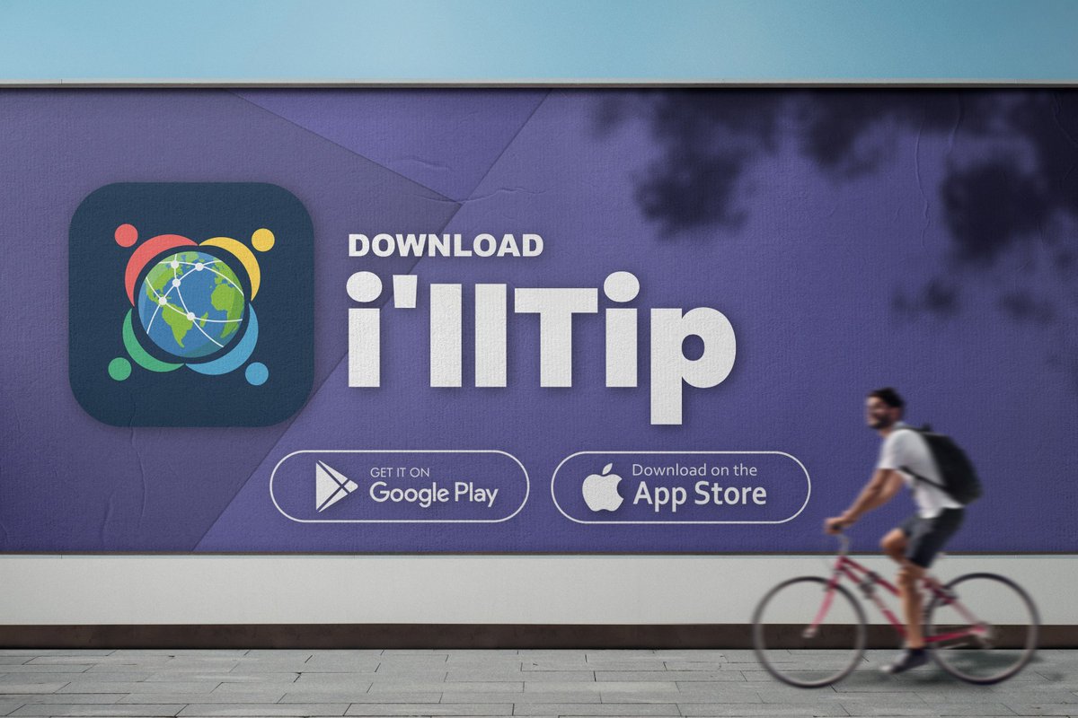 Link to download i’llTip in the Google play store 
play.google.com/store/apps/det…
Apple App Store link
apps.apple.com/us/app/illtip-…
Also people can access via web illtip.com