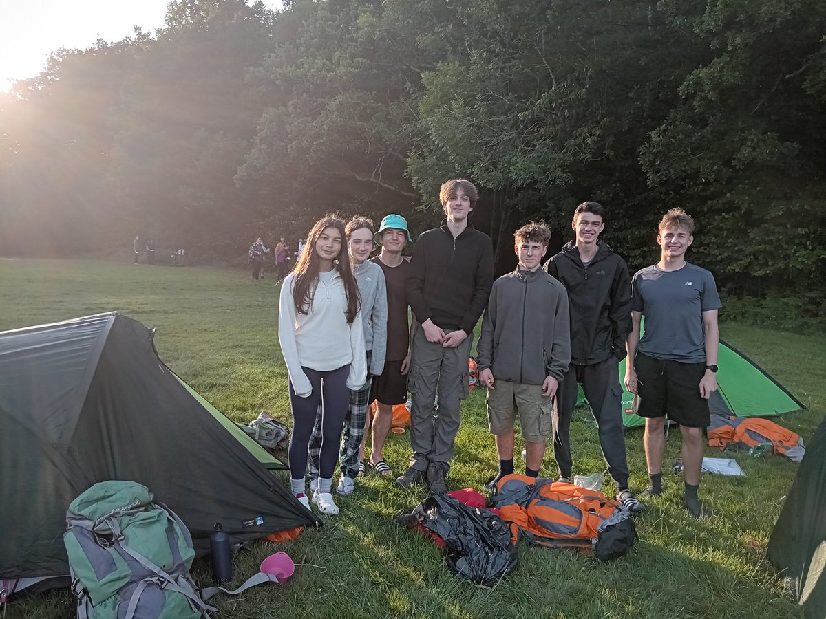 DofEMerton's tweet photo. All groups safely on campsite and enjoying the sunshine! https://t.co/ztuHfi9Sen