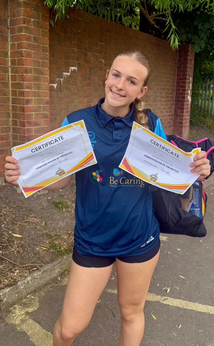 Well done to U13 star, Tori on her Player of the Match awards for <a href="/shawxsharks/">Shaw Cross Sharks</a>  v <a href="/StanningleyRL/">Stanningley SARLC</a> today