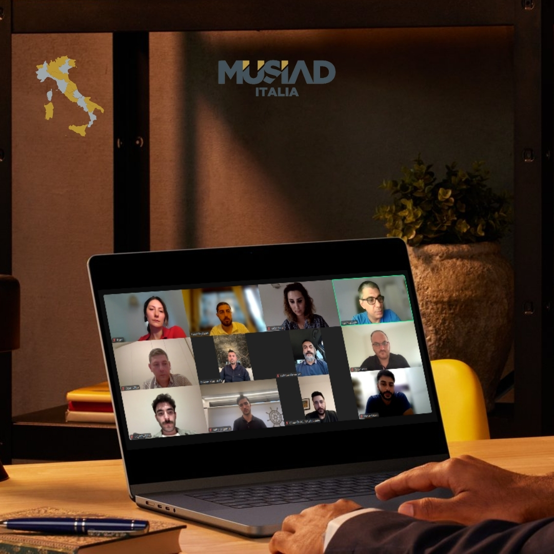 🇹🇷🇮🇹 MÜSİAD İtalya ailesi olarak, 28 Haziran’da gerçekleştireceğimiz özel etkinliğimiz öncesi aramıza yeni katılan üyelerimiz, Genel Başkan Yardımcımız ve Genel Merkez yetkililerimizin katılımıyla önemli bir online toplantı gerçekleştirdik.