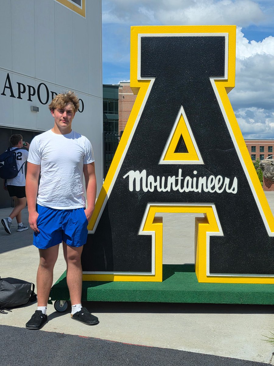 RyanUpNext38's tweet image. Had a good time at @AppState_FB camp with great coaches and great competition! @CoachDjSmith @Dowell_Loggains @coachjtmcgee @BerlingerBob @next_fb