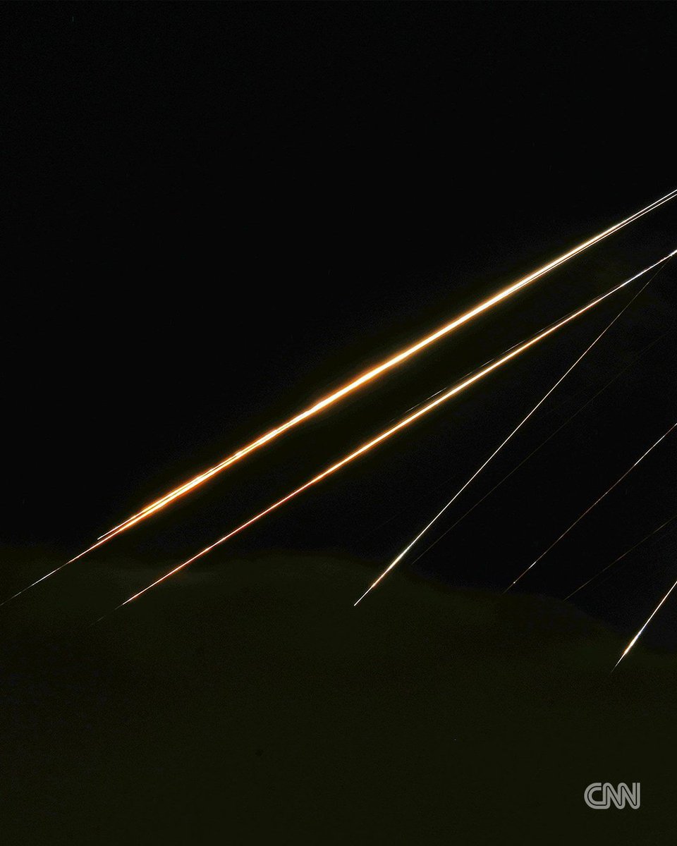 cnnbrk's tweet photo. Israel is striking targets in Tehran and has detected a fresh round of missiles incoming from Iran, according to Israel Defense Forces. https://t.co/qGo6Tp6bWB https://t.co/XQKVGgmLEP