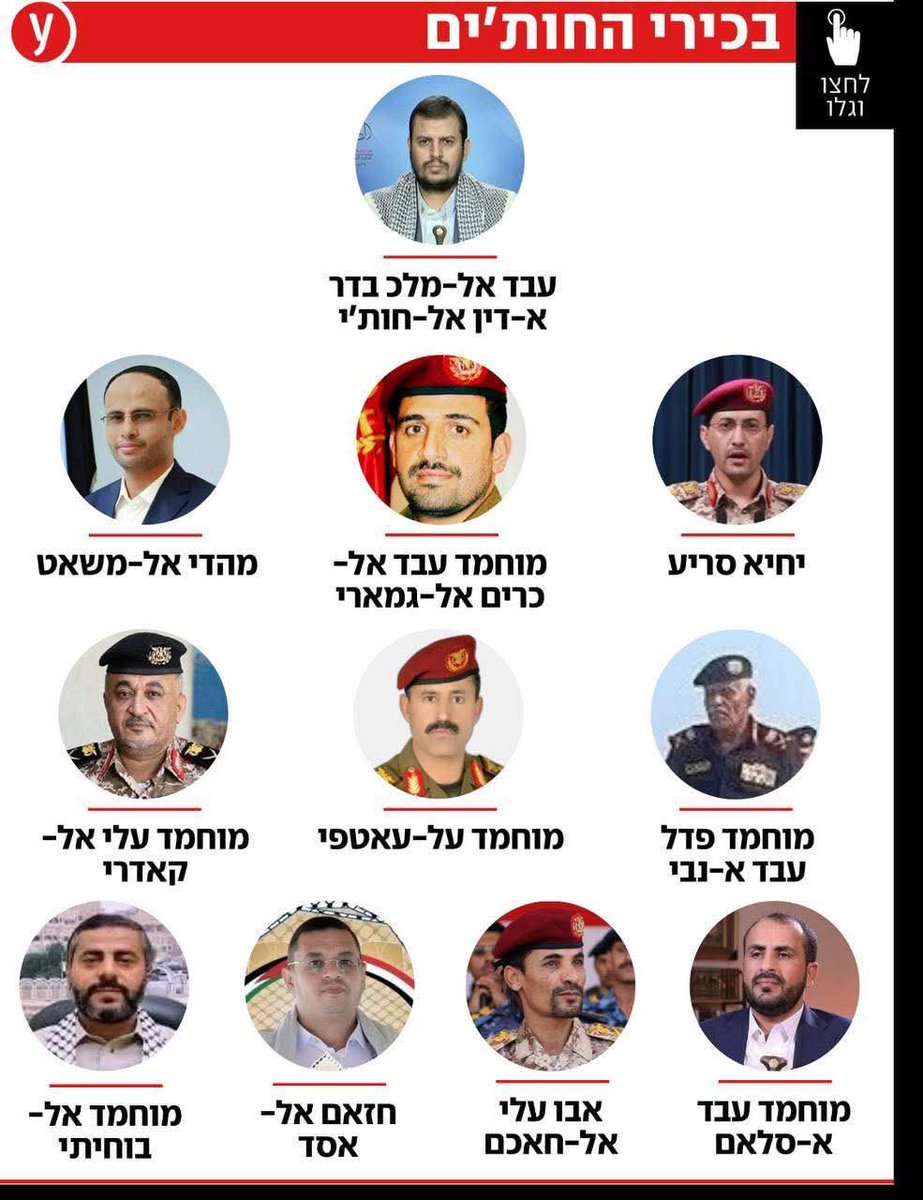 #اليمن |

القناة الإسرائيلية ال 14 تنشر القائمة وتقول :

معركة التصفية في اليمن بدأت..

-