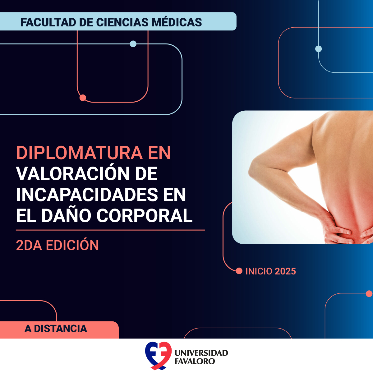 🔵CICLO 2025

Duración: 3 Cuatrimestres

Inicio de clases: 06/08/2025

⚠️20% de descuento por inscripción temprana hasta un mes antes del inicio de la cursada.

ℹ️ Más información en: f.mtr.cool/eaogfuicbr

#DiplomaturaenFavaloro #ValoraciódeIncapacidades #DañoCorporal